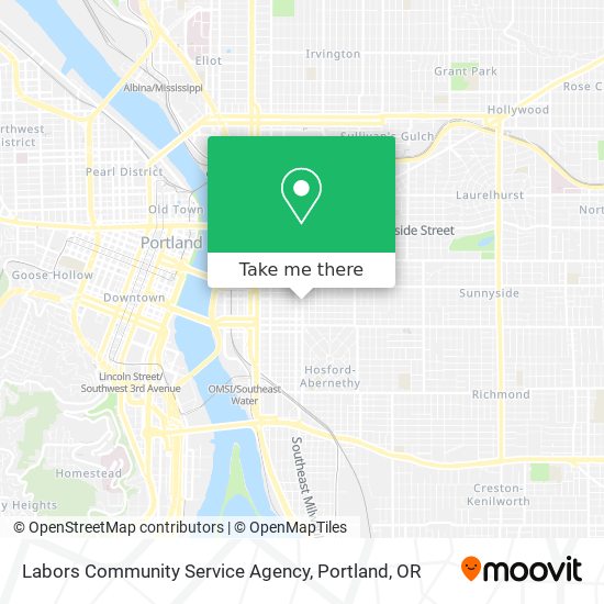 Labors Community Service Agency map