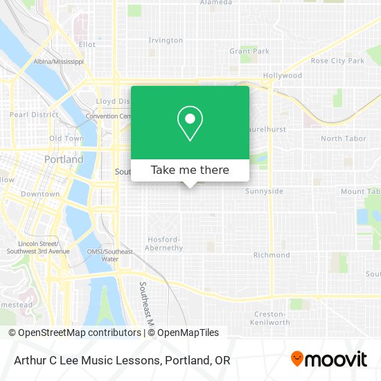 Mapa de Arthur C Lee Music Lessons