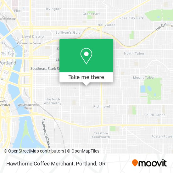 Mapa de Hawthorne Coffee Merchant