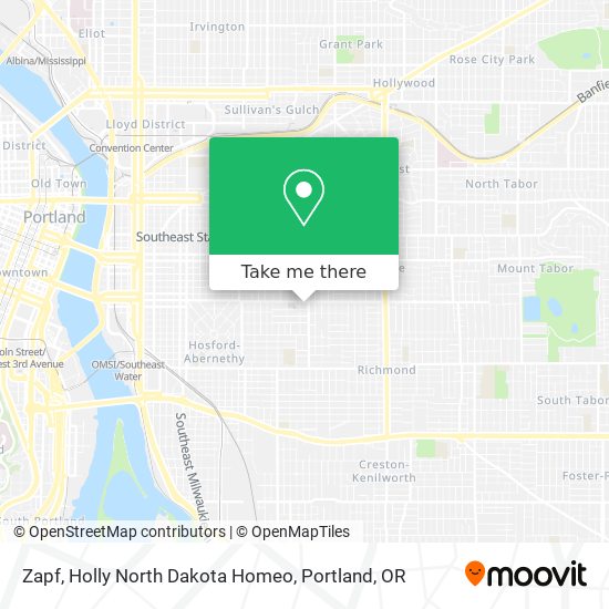 Mapa de Zapf, Holly North Dakota Homeo