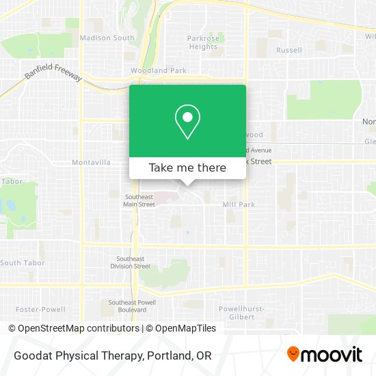 Goodat Physical Therapy map