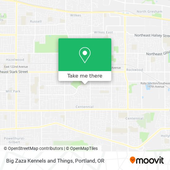 Big Zaza Kennels and Things map