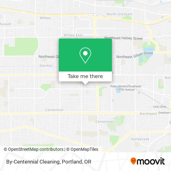 By-Centennial Cleaning map