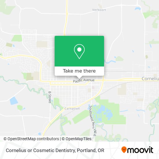 Mapa de Cornelius or Cosmetic Dentistry