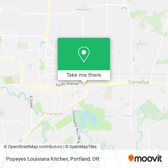 Popeyes Louisiana Kitchen map