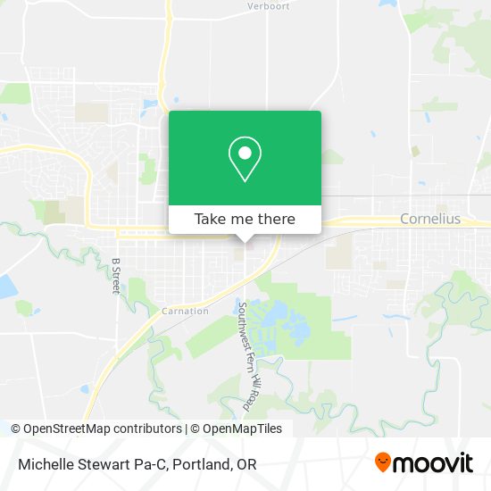 Michelle Stewart Pa-C map