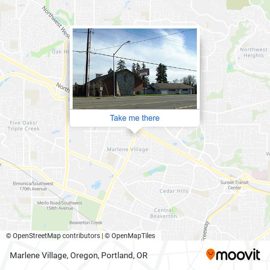 Mapa de Marlene Village, Oregon