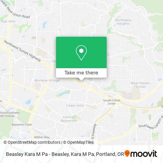 Mapa de Beasley Kara M Pa - Beasley, Kara M Pa