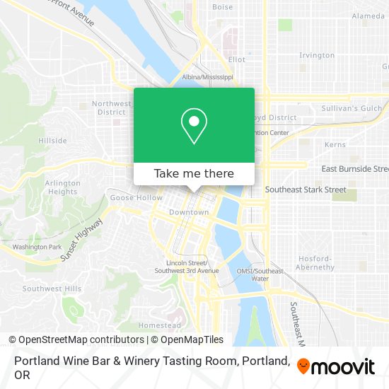 Portland Wine Bar & Winery Tasting Room map
