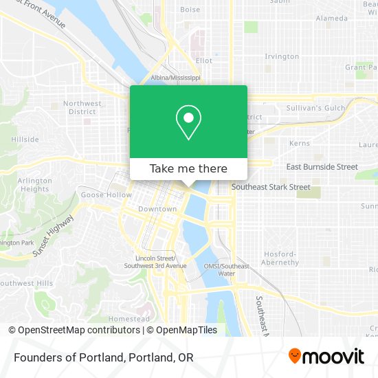Mapa de Founders of Portland