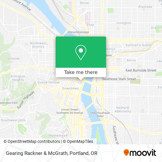 Mapa de Gearing Rackner & McGrath