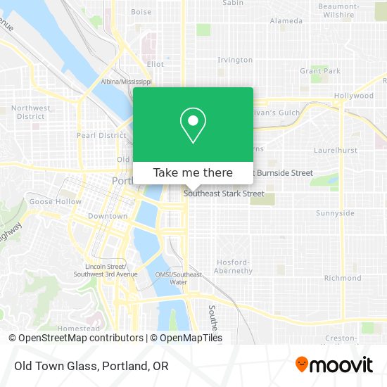 Old Town Glass map