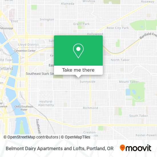 Mapa de Belmont Dairy Apartments and Lofts