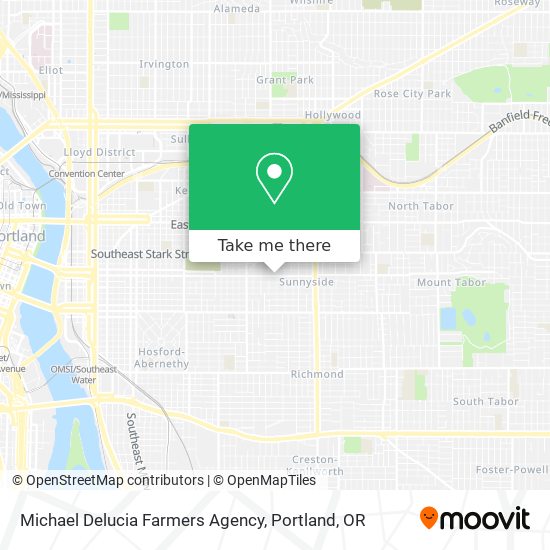 Michael Delucia Farmers Agency map