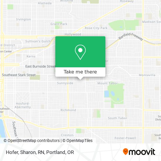 Mapa de Hofer, Sharon, RN