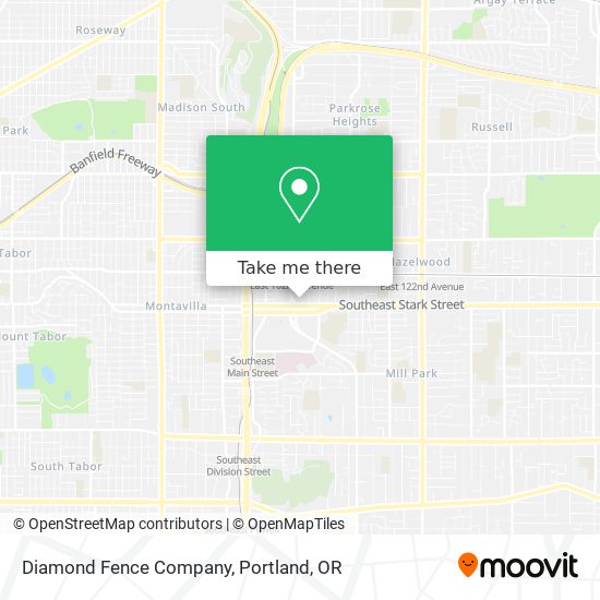 Diamond Fence Company map
