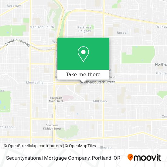 Securitynational Mortgage Company map