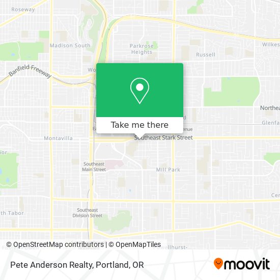 Pete Anderson Realty map