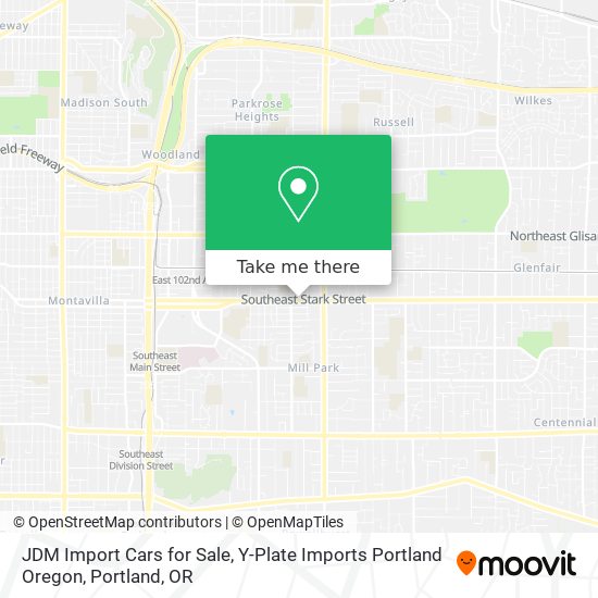 Mapa de JDM Import Cars for Sale, Y-Plate Imports Portland Oregon