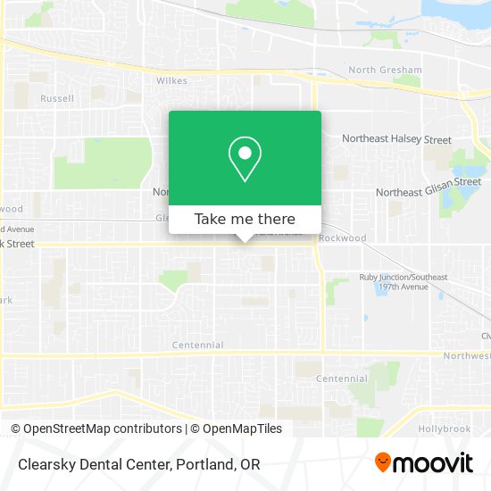Mapa de Clearsky Dental Center