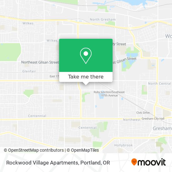 Mapa de Rockwood Village Apartments