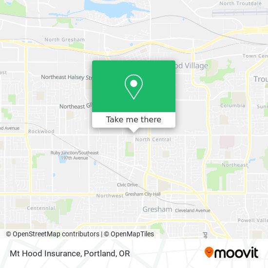 Mt Hood Insurance map