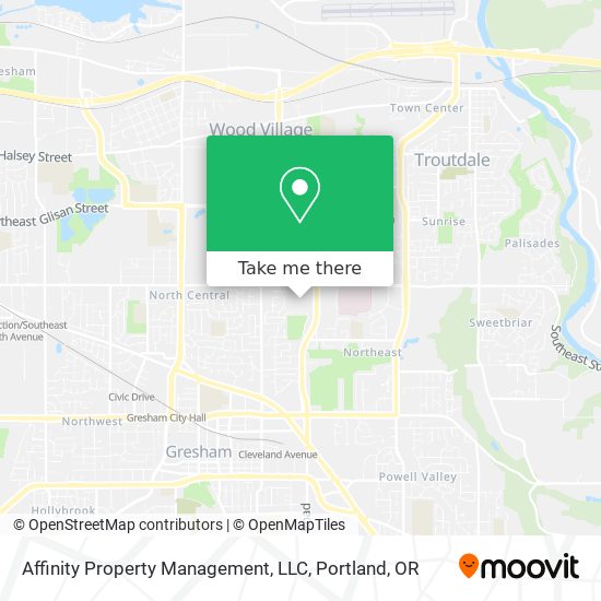 Mapa de Affinity Property Management, LLC