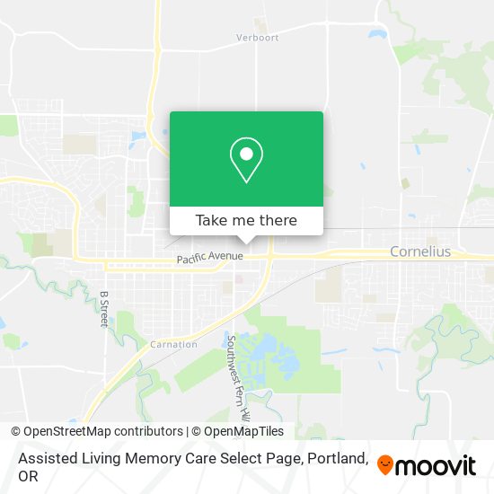 Mapa de Assisted Living Memory Care Select Page