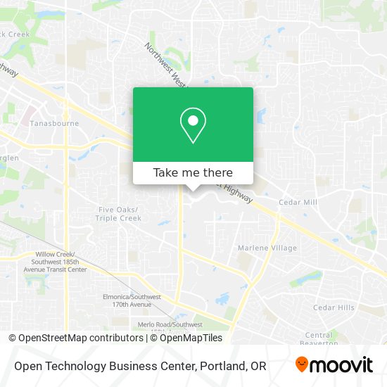 Mapa de Open Technology Business Center