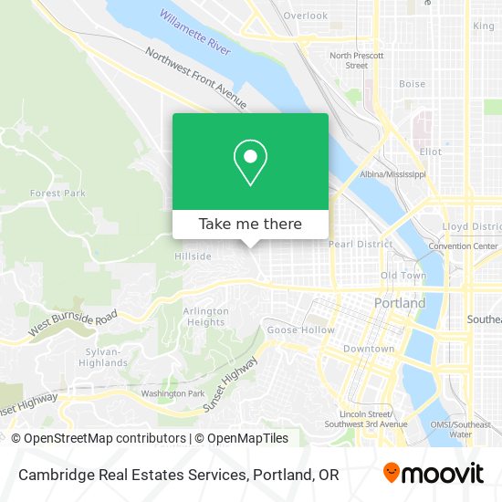 Cambridge Real Estates Services map