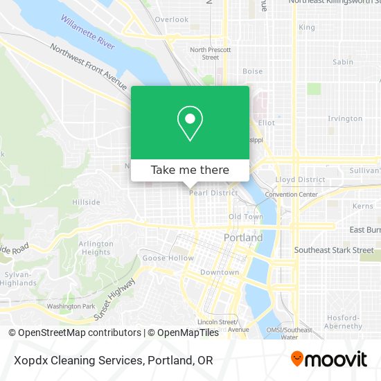 Mapa de Xopdx Cleaning Services