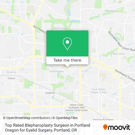 Mapa de Top Rated Blepharoplasty Surgeon in Portland Oregon for Eyelid Surgery