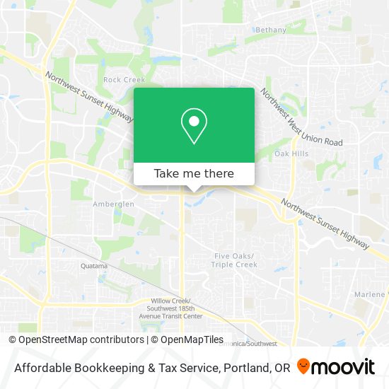 Affordable Bookkeeping & Tax Service map