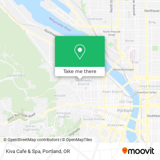Mapa de Kiva Cafe & Spa