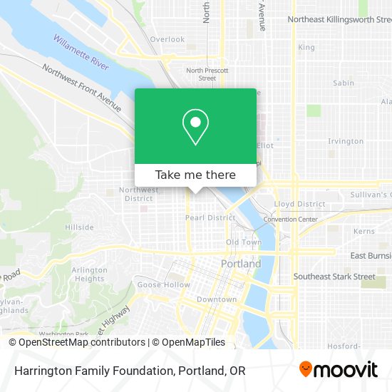 Harrington Family Foundation map