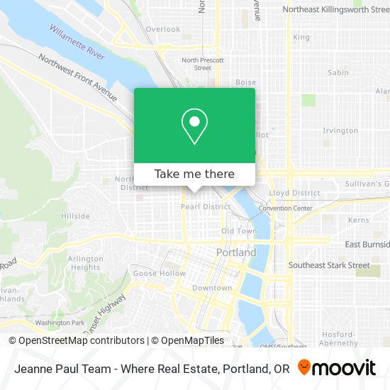 Mapa de Jeanne Paul Team - Where Real Estate