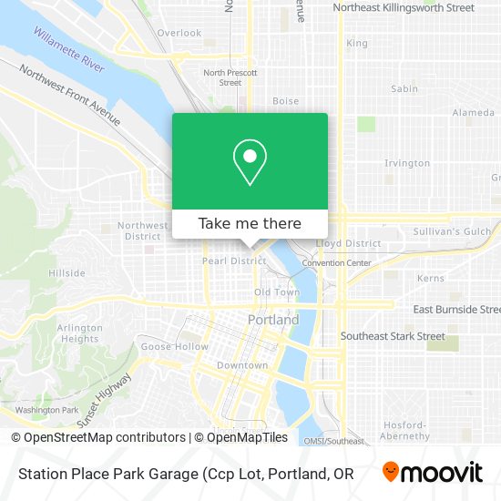 Mapa de Station Place Park Garage