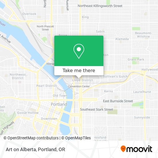 Art on Alberta map