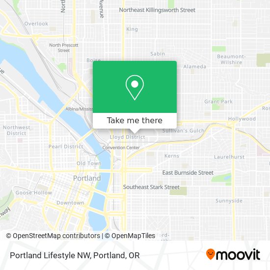 Portland Lifestyle NW map