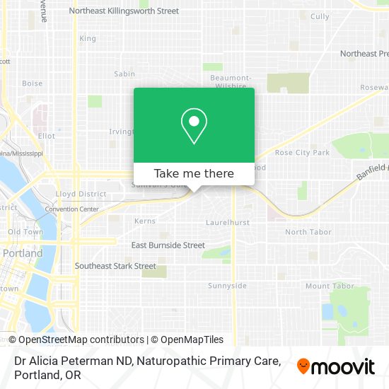 Dr Alicia Peterman ND, Naturopathic Primary Care map