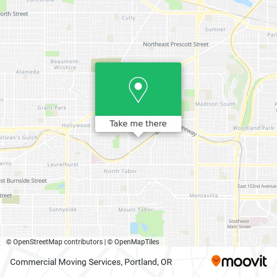 Mapa de Commercial Moving Services