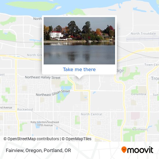 Mapa de Fairview, Oregon