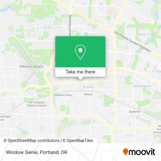 Window Genie map