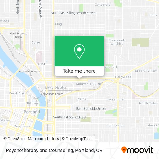 Psychotherapy and Counseling map