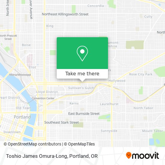 Mapa de Toshio James Omura-Long