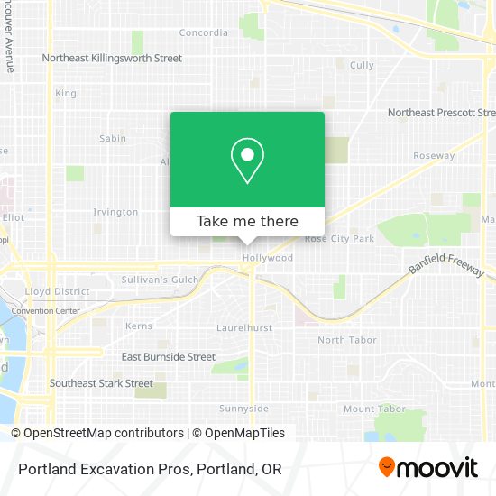 Mapa de Portland Excavation Pros