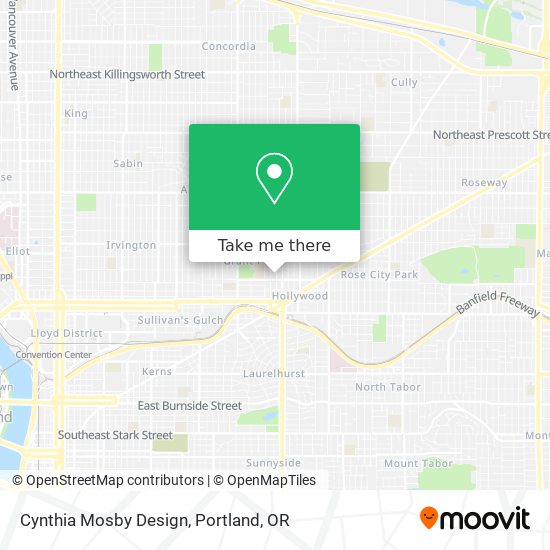 Mapa de Cynthia Mosby Design