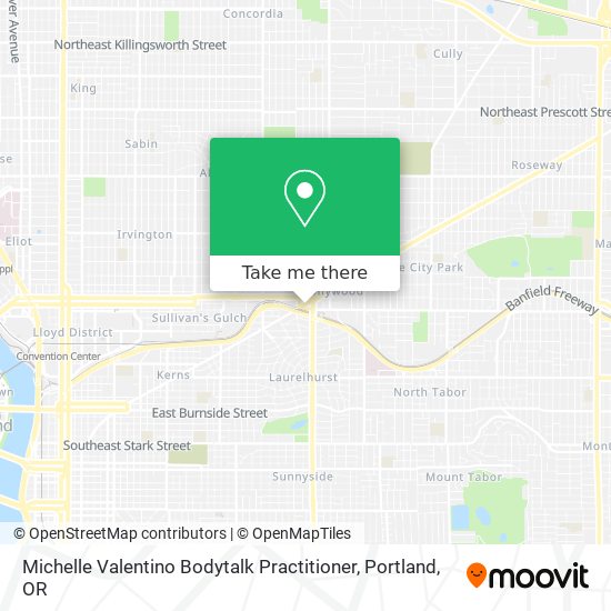Mapa de Michelle Valentino Bodytalk Practitioner