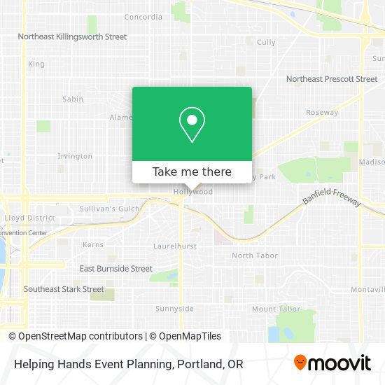 Helping Hands Event Planning map