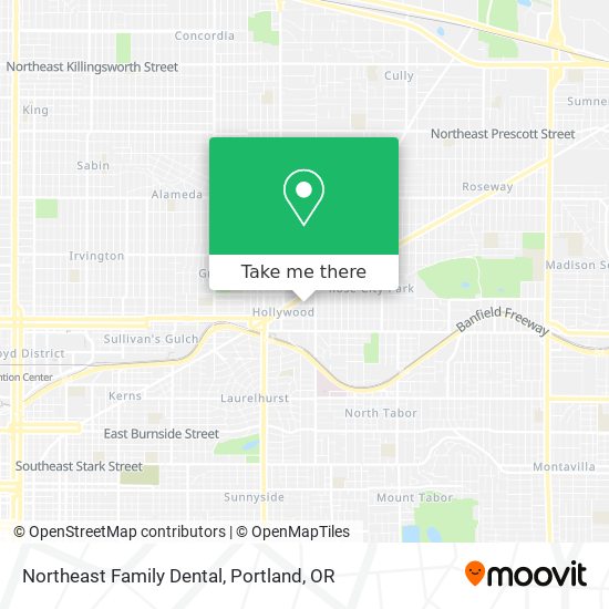 Northeast Family Dental map